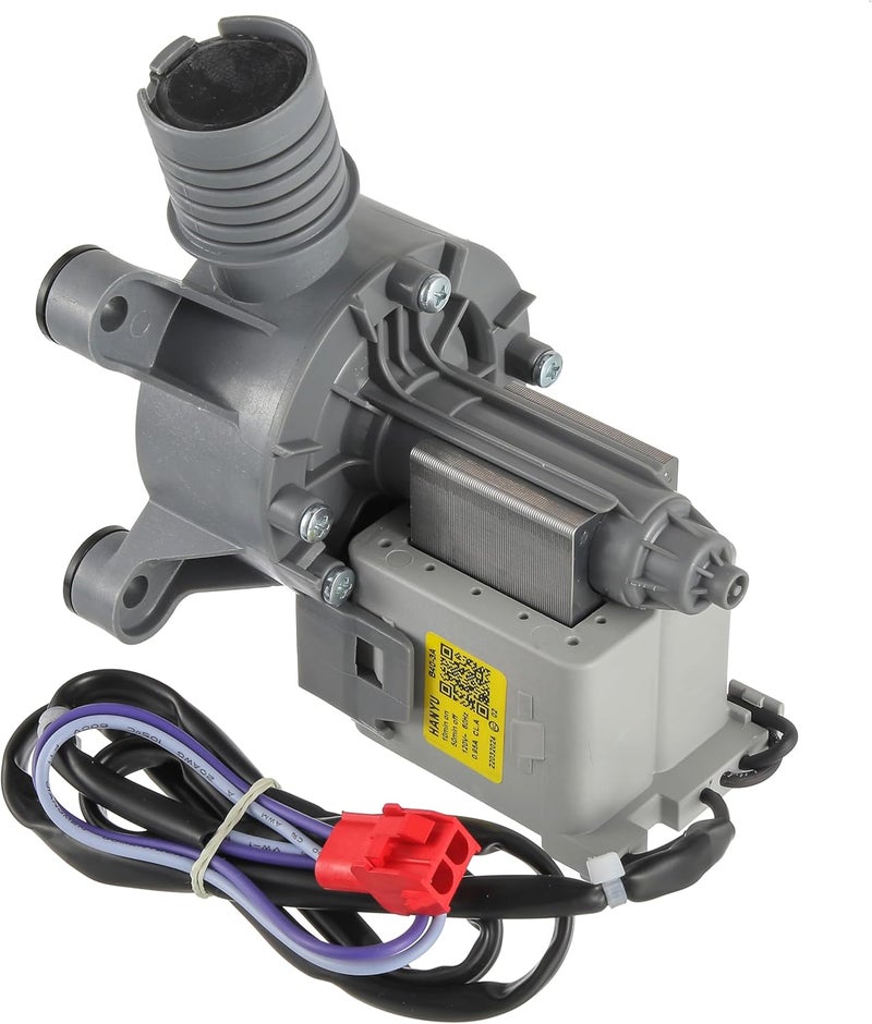 BOSHCHEN (Upgraded) WH11X34742 Washer Pump Assembly Fit for Frigidaire 11001011000071 5304511363 FFTW4120SW Washing Machine Drain Pump Motor - Image 1